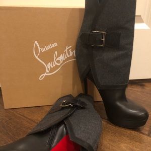 LOUBUTIN BOOTIES